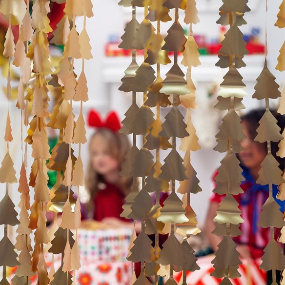 Fondo de árboles dorados