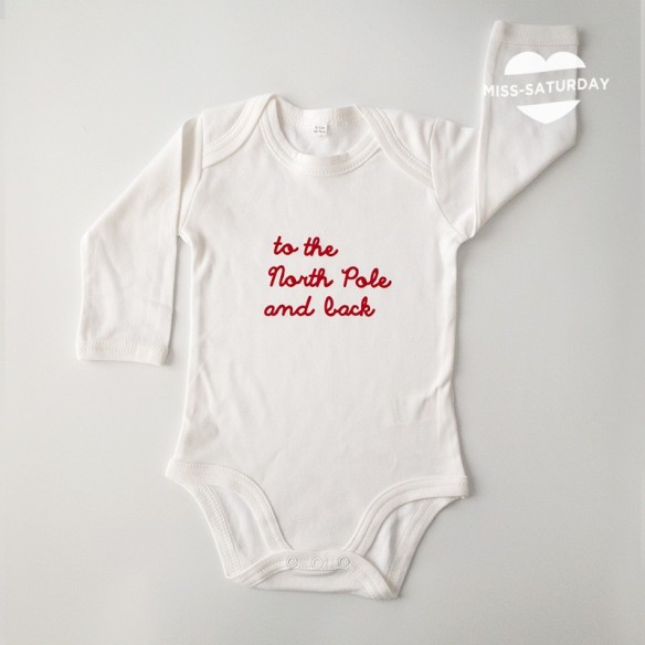 Body mangas largas - Reno rojo