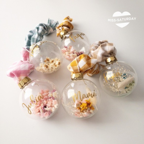 Bolas de Navidad vidrio