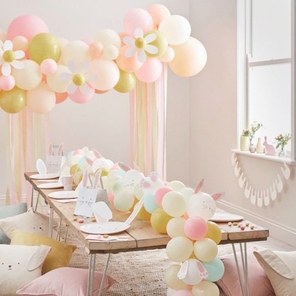 Camino de mesa globos