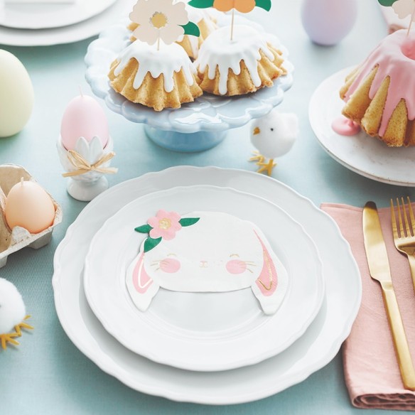 12 Servilletas Conejo