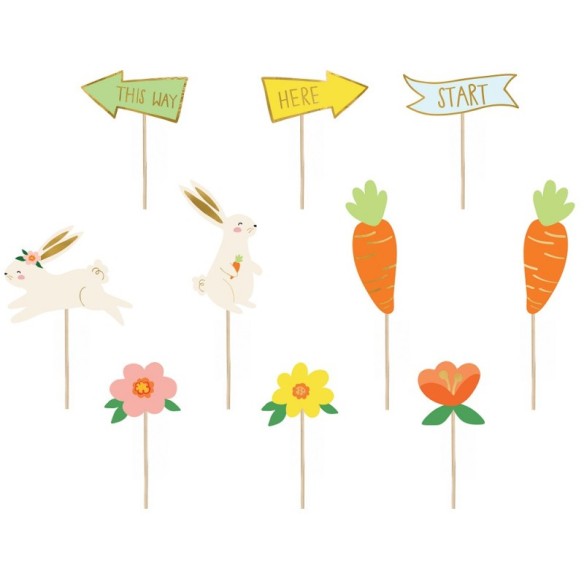 Flechas busqueda tesoro conejito