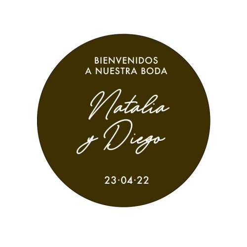 Cartel metacrilato Bienvenidos a nuestra boda