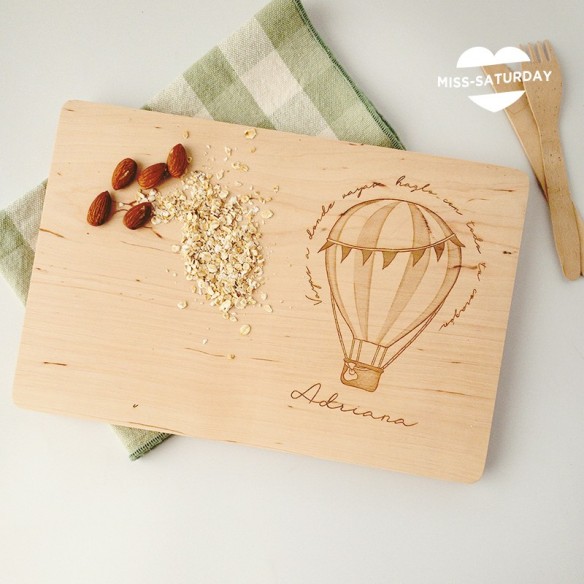 Tabla de cortar personalizada globo