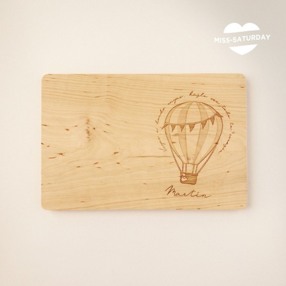 Tabla de cortar personalizada globo