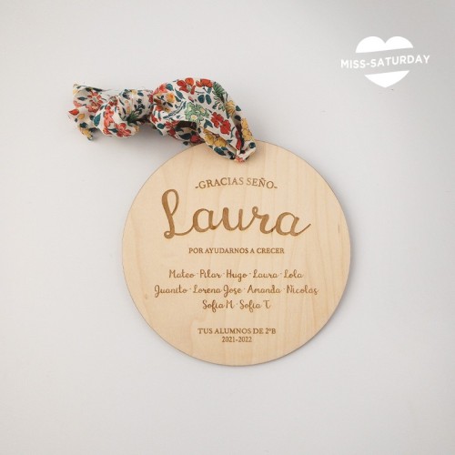 Placa regalo para profesores 2