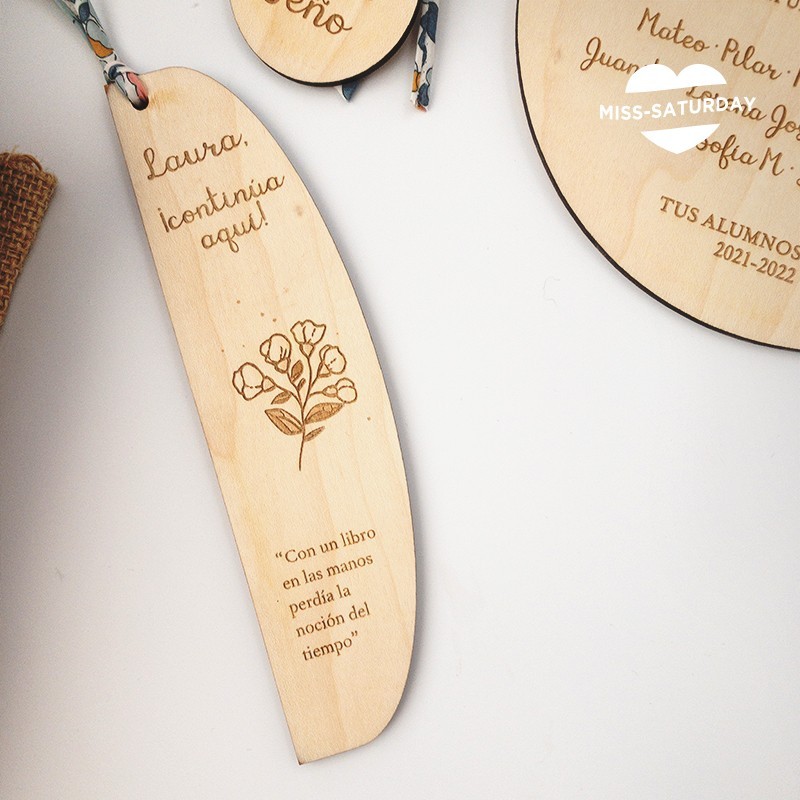 Placa regalo para profesores