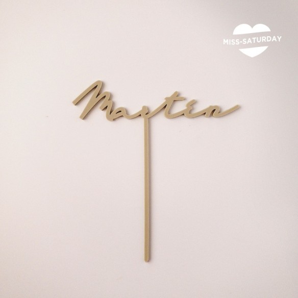 Topper personalizado cumpleaños