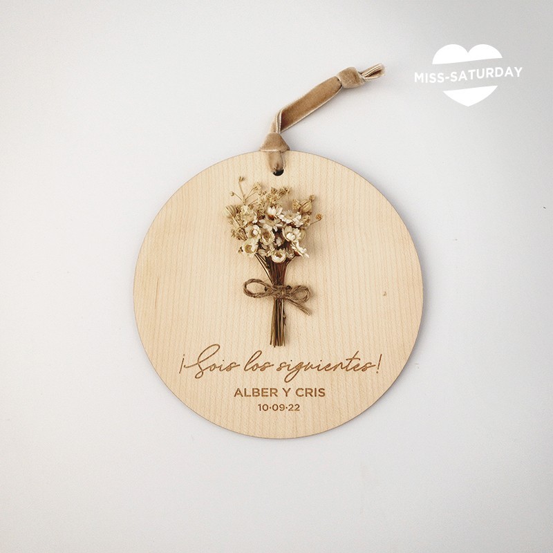 Placa redonda personalizada Sois los siguientes Placa redonda personalizada Sois los siguientes