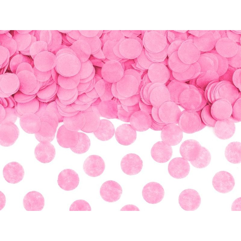 Cañon de Confeti color Rosa 60 cm - Globofiesta