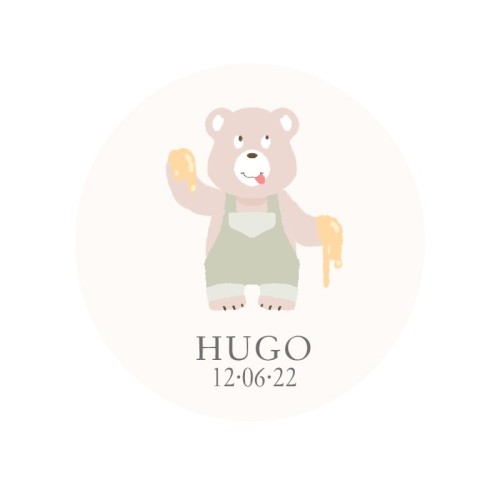 Pegatinas detalles comunión