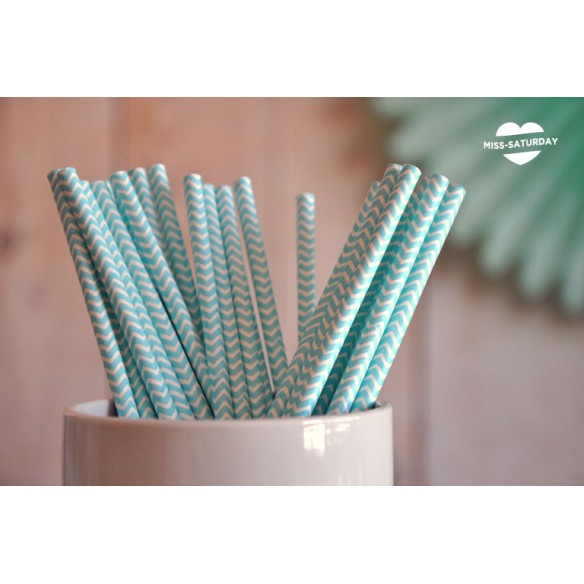 cajitas chevron mint
