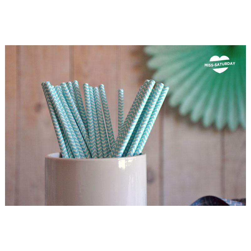 cajitas chevron mint