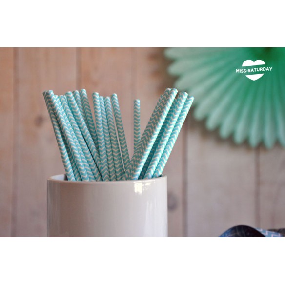 cajitas chevron mint