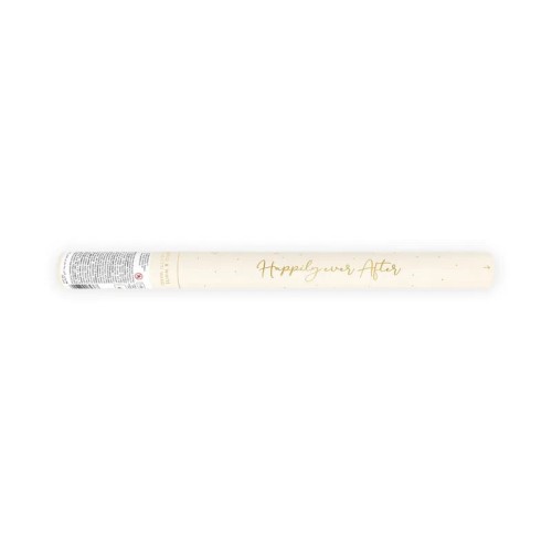 Varilla de confetti rectangular dorado y blanco