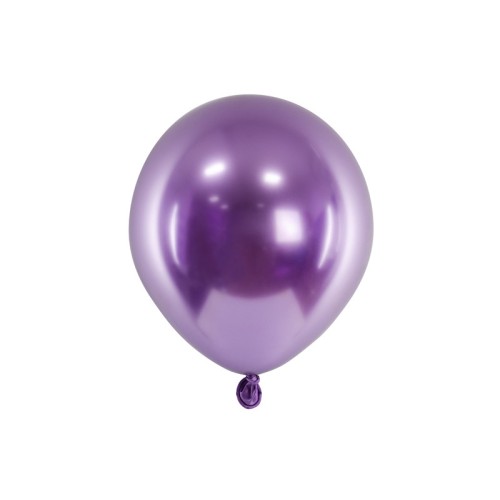 Globo violeta satinado