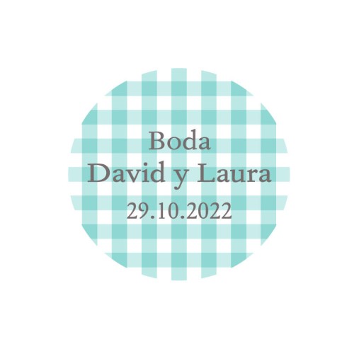 Pegatinas para detalles de boda