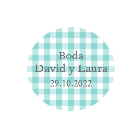 Pegatinas para detalles de boda