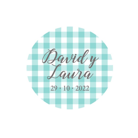 Pegatinas para detalles de boda