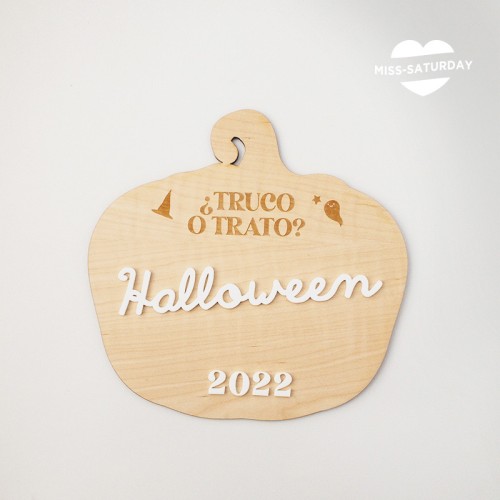 Placa Halloween 2