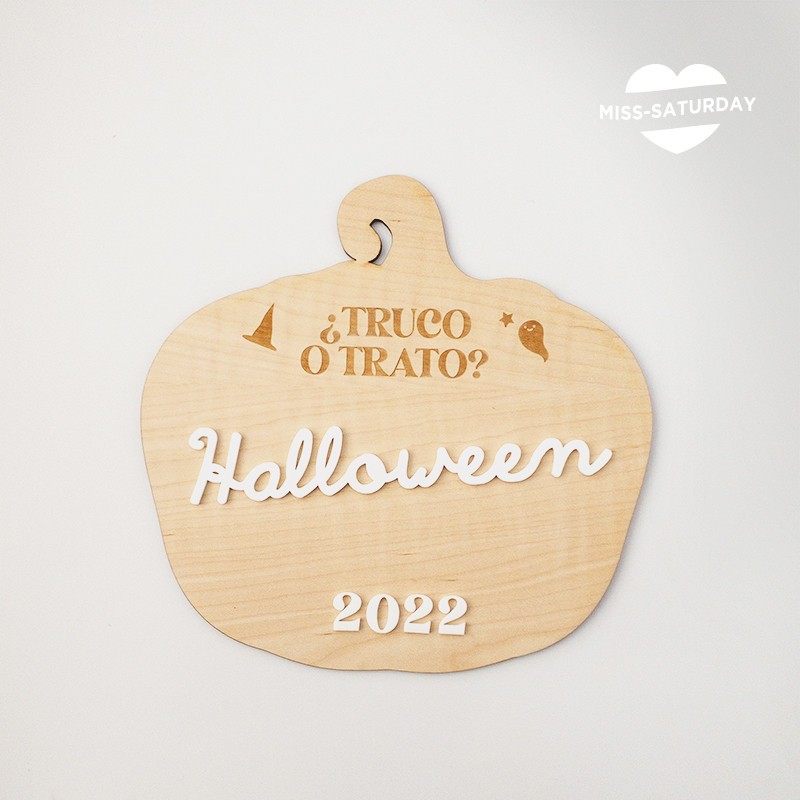 Placa Halloween