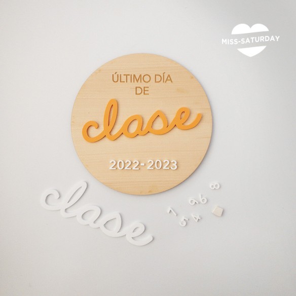 Placa Clase Metacrilato