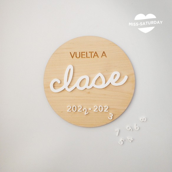 Placa Clase Metacrilato