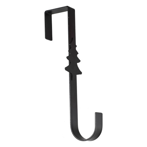 Colgador puerta Metal Negro