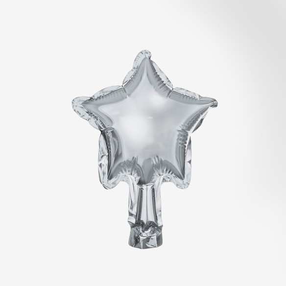 Globo Estrella Plata 12 cm