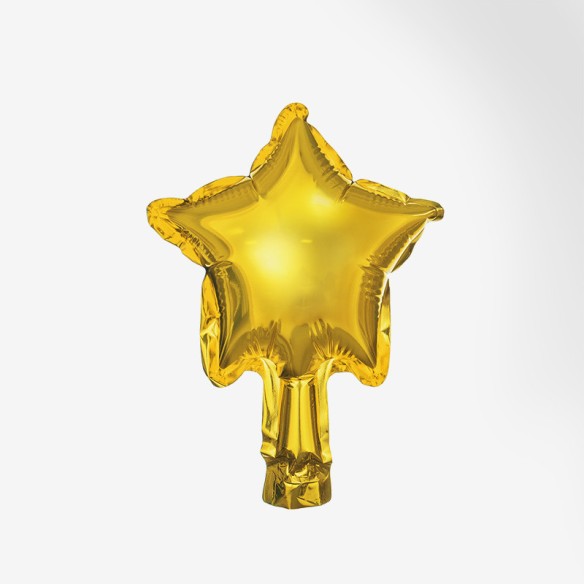 Globo Estrella dorada 12 cm