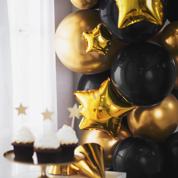 Globo Estrella dorada 12 cm