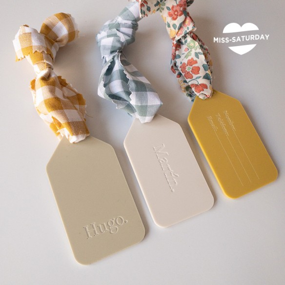 Etiqueta para maleta