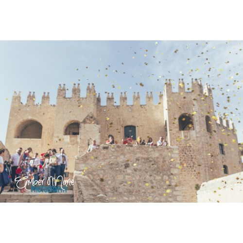 Confeti dorado boda 2