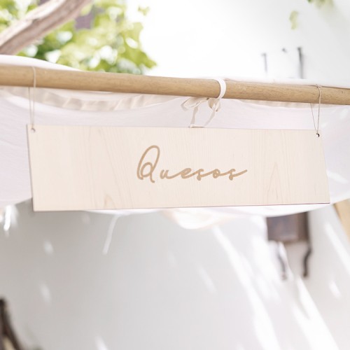 Cartel de madera personalizado 2