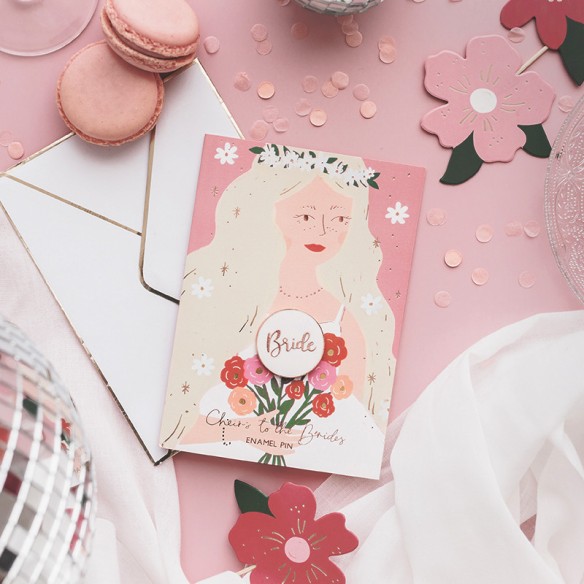 Tarjeta La Novia + Pin