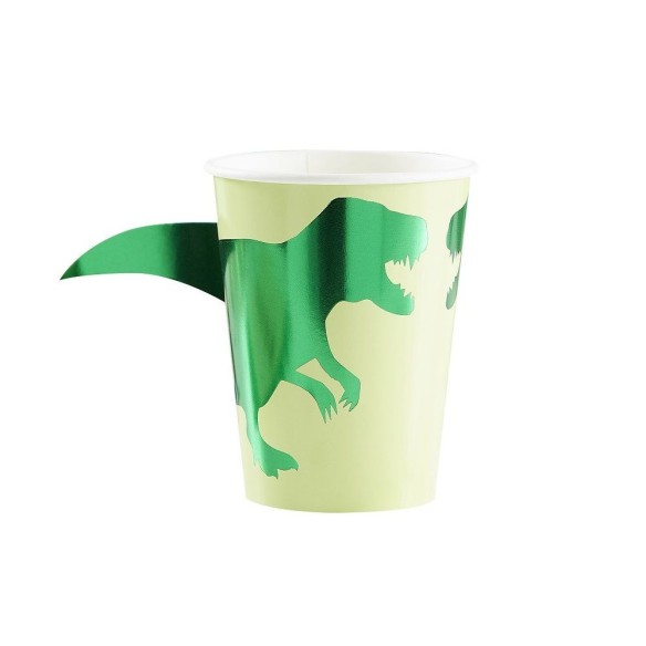 8 Vasos dinosaurio