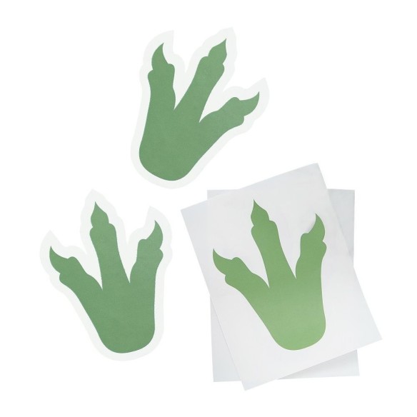 6 huellas dinosaurio