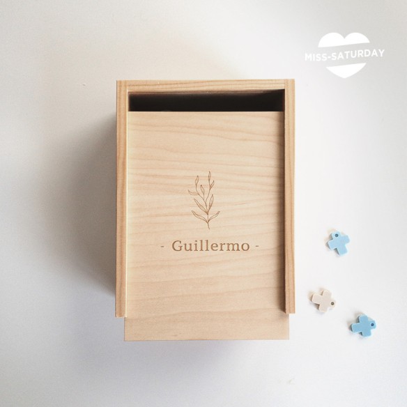 Caja de madera personalizada Theo