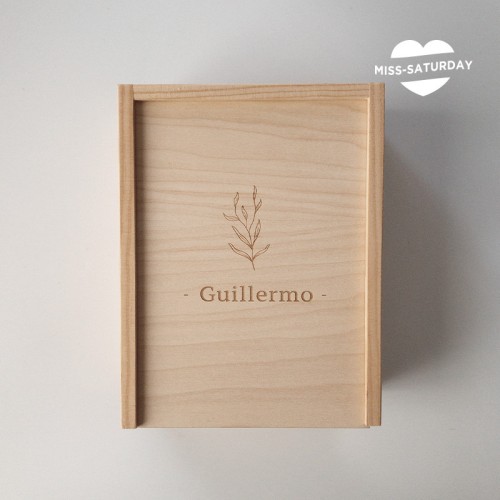 Caja de madera personalizada Theo