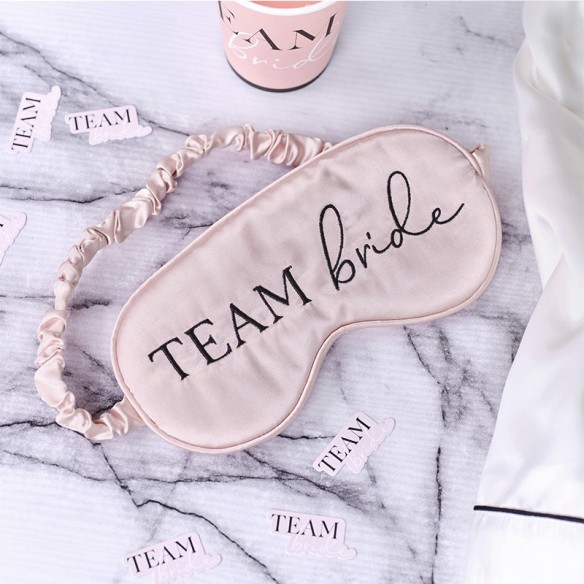 Antifaz rosa Team Bride