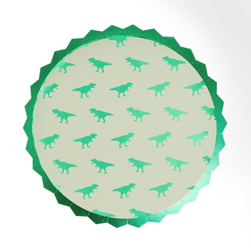 8 Platos dinosaurio