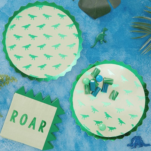 8 Platos dinosaurio 2