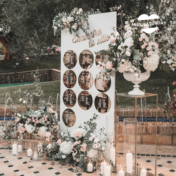 Plan de mesa para boda