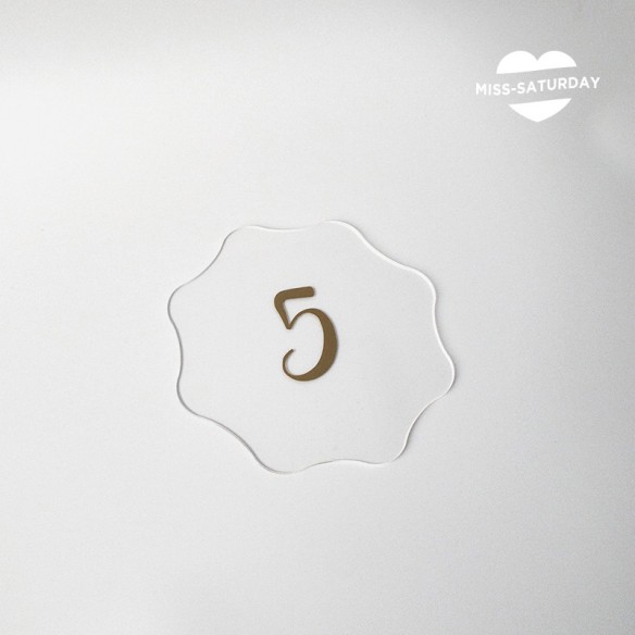 Meseros forma flor Garden