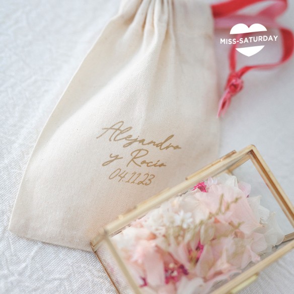 Bolsita arras personalizada