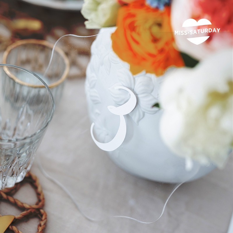 Meseros forma flor Garden