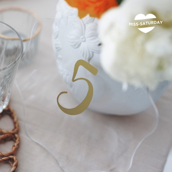 Meseros forma flor Garden