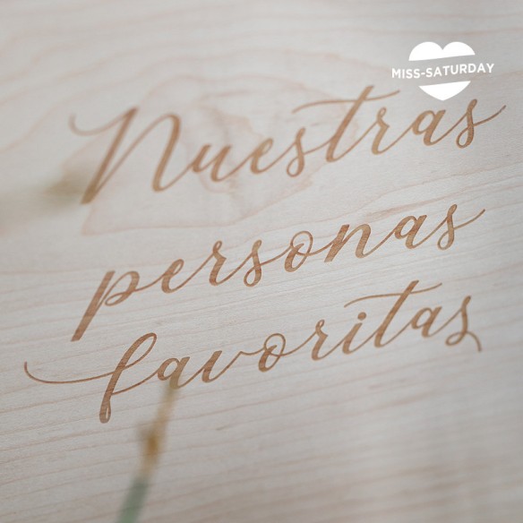 Cartel Nuestras personas favoritas botanic recto