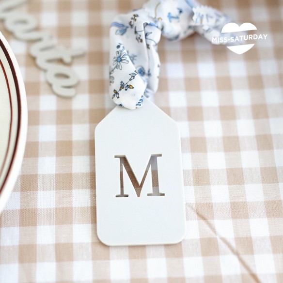 Etiqueta para maleta - Inicial - Theo