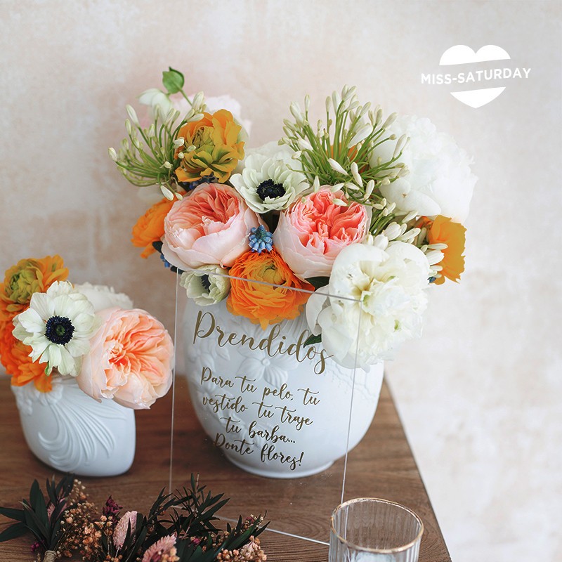 Cartelito personalizado Garden